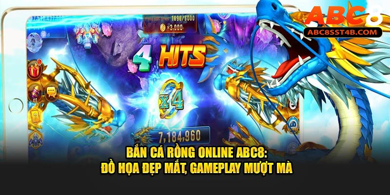 Bắn Cá Rồng Online ABC8 - Đồ Họa Đẹp Mắt, Gameplay Mượt Mà bắn cá rông online