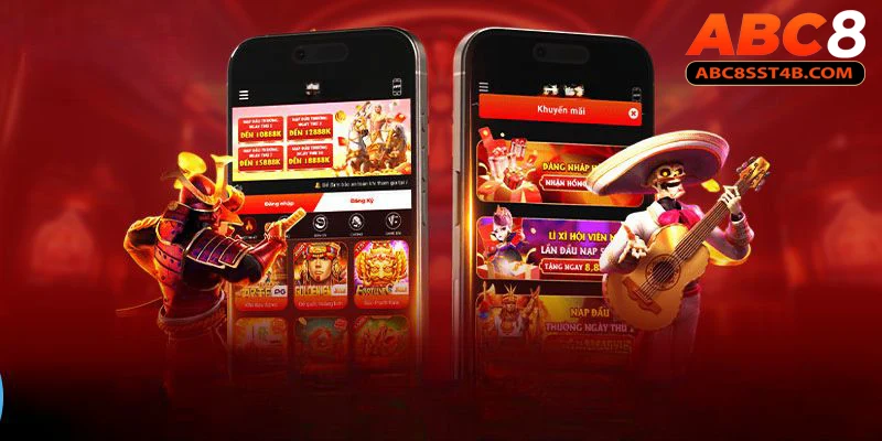 Thao tác chi tiết để tải app ABC8 cho IOS/Android